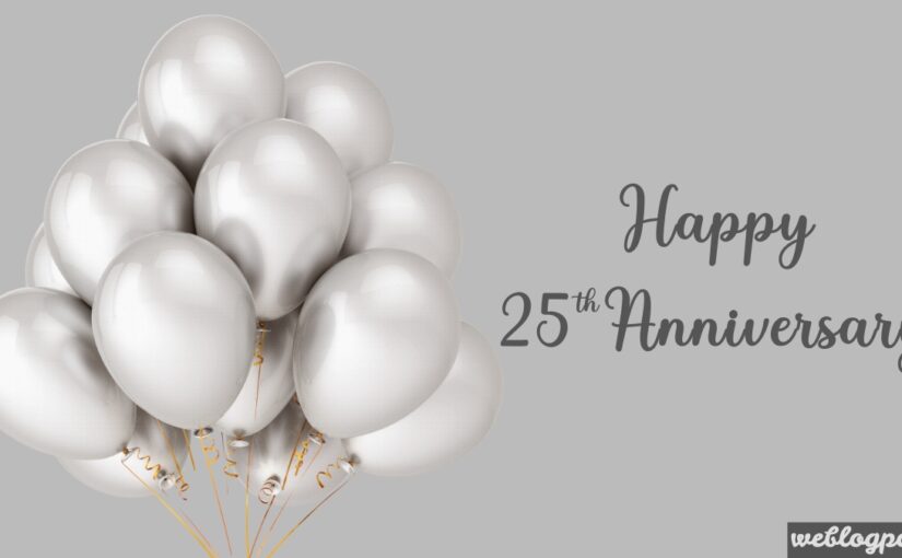 Silver Jubilee Anniversary Wishes and Messages