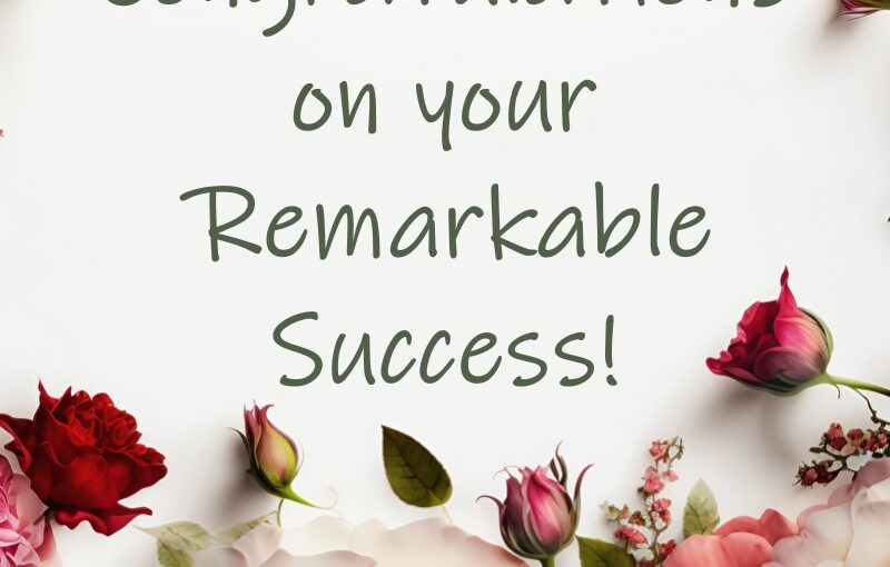 Congratulations Wishes for Success